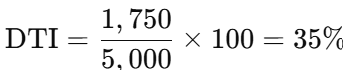 DTI ratio